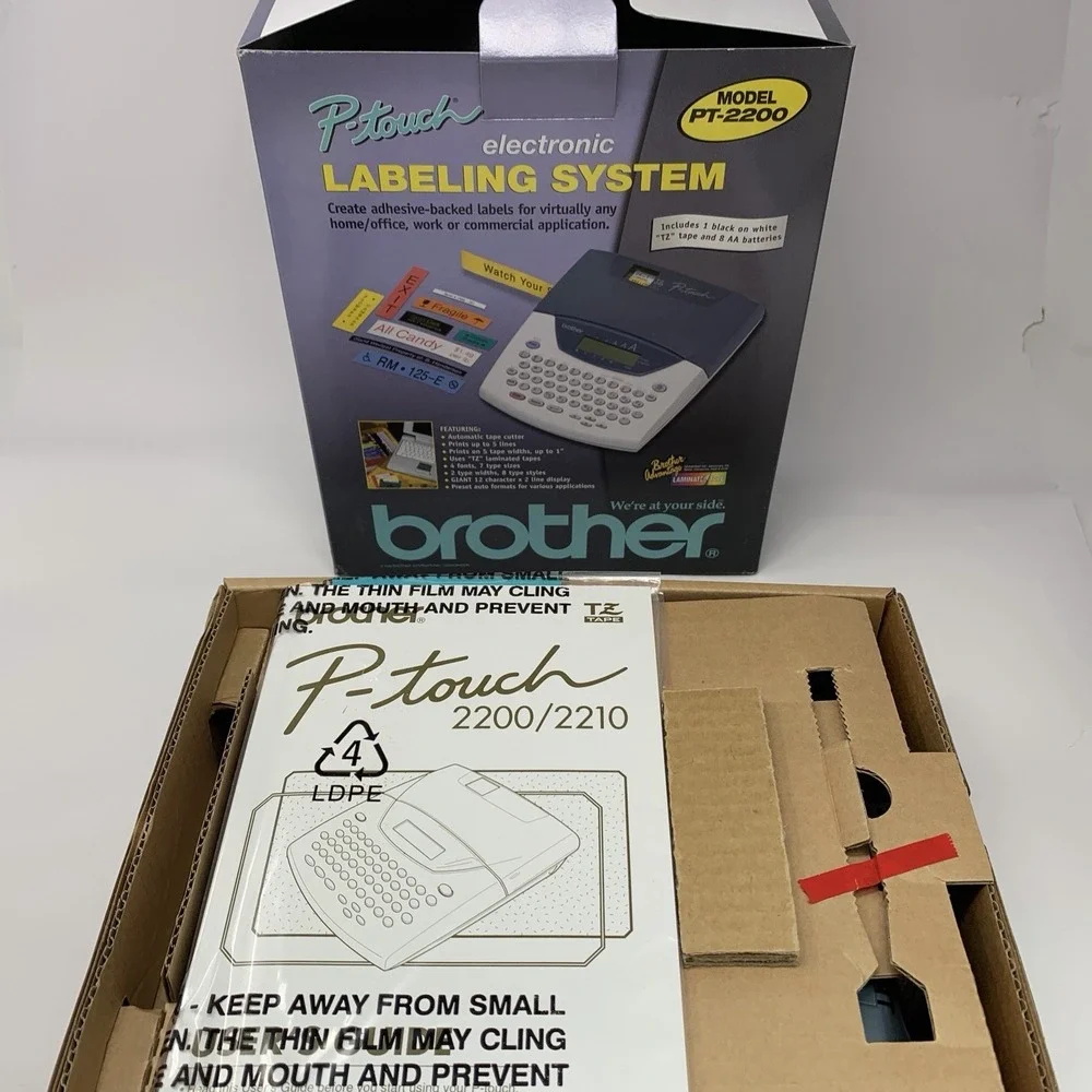 Brother P-Touch Model PT-2200 Electronic Labeling System New in Box